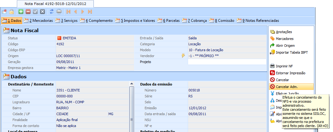 Como Fa O O Cancelamento De Uma Nota Fiscal Eletr Nica De Servi O Rea Do Cliente